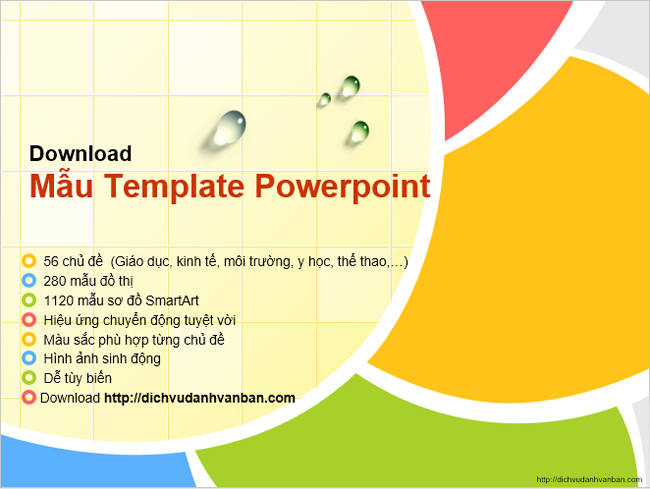 Các mẫu template slide powerpoint luận văn tốt nghiệp trình bay đề án