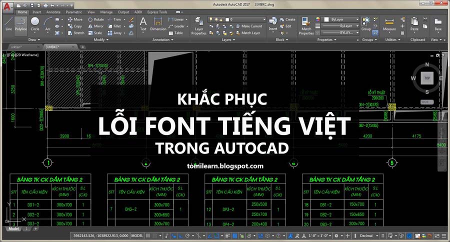 Hướn dẫn khắc phục sửa lỗi phông chữ tiếng Việt trong Autocad