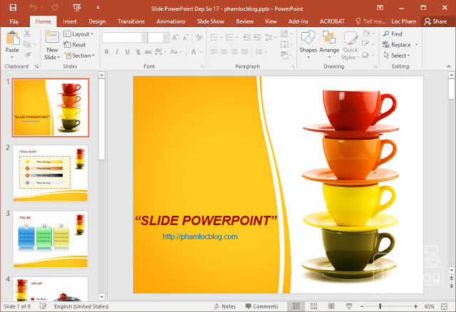 Template, mẫu Slide PowerPoint đẹp nhất đơn giản cho công nghệ máy tính