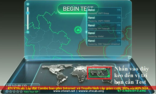 Kiểm tra tốc độ mạng, đường truyền internet